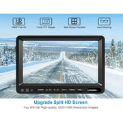 Fookoo HD Backup Camera System, 7'' DVR Split Screen Monitor and Waterproof Rear View Cameras with Parking Lines Reversing for RV/Truck/Trailer/Bus/Semi-Trailer/Tractor/5th Wheel Trailer(DY704)