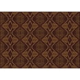 thumbnail image 1 of Ahgly Company Machine Washable Indoor Rectangle Transitional Mahogany Brown Area Rugs, 2' x 3', 1 of 7