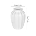 thumbnail image 3 of Plastic Vase for Home Decor,Artificial Flower Arrangement,Modern Table Centerpiece,Decorative Vase for Living Room,Dining Table,Office,Wedding,Gift Idea,Faux Ceramic Style,Dried Floral Display, 3 of 7