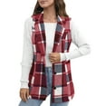 thumbnail image 3 of Elegant and Versatile! Ladies' Checkered Lapel Jacket, 3 of 6