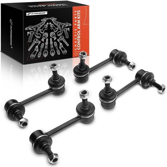 A-Premium Set of 4, Front & Rear Sway Bar Links Kit Stabilizer Bar Links Compatible with Mazda CX-7 2007 2008 2009 2010 2011 2012