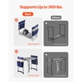 thumbnail image 6 of VEVOR Garden Kneeler and Seat, 11 in Wide Kneeling Pad, Heavy Duty Garden Kneeling Stool, Folding Garden Seat with 2 Tool Bags, Relieve Knee & Back Pain, Non-Slip Garden Bench for Women Grandparents, 6 of 9