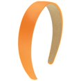 thumbnail image 3 of Ljudmp Headbands for Women Hairband Faux Leather Headband for Female Plastic Hard Headdress Plain Color Headwear Hair Accessories Orange, 3 of 6