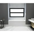 thumbnail image 2 of Aqua Eden VTAP663222L 66-Inch Acrylic Rectangular 3-Wall Alcove Tub, Left Hand Drain in Glossy White, 2 of 10