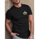 thumbnail image 1 of Maple Leaf with Mountains Print Tee Shirt, Tees for Men, Casual Short Sleeve T-Shirt for Summer, 1 of 5