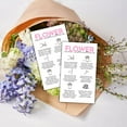 thumbnail image 5 of Fresh Flower Care Instructions Cards  50 pk 2x3.5 Kraft Look Hangtag Kit Food Recipe Granule Plant Care Florist Enclosed Tag Business Guide, 5 of 5