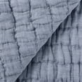 thumbnail image 3 of Mainstays Check Matelasse Quilt, Washed Indigo, Full/Queen, 3 of 11