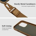 thumbnail image 4 of Compatible with iPhone 12 Pro Max Case with Lanyard Crossbody iPhone Case with Strap Adjustable Shockproof Drop Protection Silicone Phone Cover for iPhone 12 Pro Max 6.7’’ Brown, 4 of 12