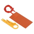 thumbnail image 3 of Heating Mat, Flexible High Heat Transfer Efficiency 12V 15W Silicone Rubber Heating Pad Excellent Dielectric Strength  For 3D Printer Hot Bed, 3 of 8