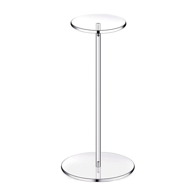 Clear Hat Stand Round Display Riser Baseball Hat Holder Standing Organizer Rack 40cm