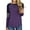 #1 Purple, variant on SHIBEVER Womens Tops Long Sleeve T shirts Casual Fall Clothing Fashion Crew Neck Striped Shirt Tunic Tops Color Block Top Blouses Green S