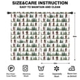 thumbnail image 2 of Bigfoot and Tree White Pattern Insulated Teens Curtains Set Of 2, Bedroom Essentials, Toddler Room Decor 52"x84", 2 of 5