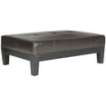 thumbnail image 2 of SAFAVIEH Jordan Modern Glam Tufted Cocktail Ottoman, Brown, 2 of 5