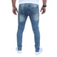 thumbnail image 2 of Pantalón rasgado de mezclilla stretch John Silver  Corte skinny Color azul vainilla, 2 of 4