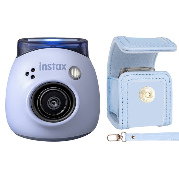 FUJIFILM INSTAX PAL Fuji Digital Camera Lavender Blue with Case Essential Kit