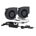 thumbnail image 5 of 97MM Turbo Blower Fan 12V DC Female Connector 97x94x33mm Centrifugal Cooling Fan W/ Power Adapter Adjustable Speed ,Powerful & Energy-Efficient, 5 of 5
