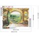 thumbnail image 2 of Pintura de diamante 5D DIY Kit de vista de ventana de taladro redondo completo decoración del hogar 40x30cm, 2 of 9