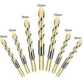 thumbnail image 1 of Juego de brocas de 7 piezas, Broca helicoidal de aleación triangular (6/6/6/6/8/10/12 mm), Porcelana, Cerámica, Azulejo, Concreto, Ladrillo, Vidrio, Espejo, Plástico, Mampostería, Juego de b JFHHH pequeña, 1 of 3