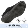 thumbnail image 6 of Sosenfer Running Shoes for Men, Mesh Sneakers for Women, Lightweight Non Slip Walking Shoes for Gym Casual Tennis Unisex - Black, 6 of 11