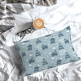 thumbnail image 5 of Goofa Cute Hippopotamus Print Plush Throw Pillow Case, Soft Velvet with Hidden Zipper, Decorative Cushion Cover for Sofa, Bed, Car, and Home Décor-20"x30", 5 of 6