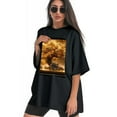 thumbnail image 4 of Plus Size Shirt for Women Black Tops for Women Short Sleeves Shirt for Women Golden Tree (3) T Shirt Crewneck Shirt for Women XS, 4 of 5