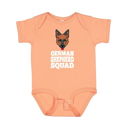 

Inktastic Dog German Shepherd Squad Gift Baby Boy or Baby Girl Bodysuit