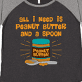 thumbnail image 4 of Inktastic Peanut Butter Spoon Women's Plus Size T-Shirt, 4 of 5