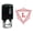 Red, variant on Printtoo L Alphabet Swirl Border Triangle Monogram Initial Self Inking Rubber Stamp Office Stationary