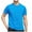 Blue, variant on Mens Summer Fshion Tops Shirts 2025 Plus Size Solid Color Casual Elastic Sports Short Sleeved Round-Neck Blouses