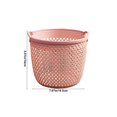 thumbnail image 3 of 100Fens Portable Dirty Clothes Basket Dirty Clothes Storage Basket Large Clothes Rack Laundry Basket Bathroom Hollow Dirty Clothes Basket, 3 of 6