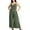 Green, variant on Summer YANHAIGONG Women Cotton Jumpsuit,2025 Summer Women Straight Leg Jumpsuit Sleeveless Pants Loose Overall Romper Plus Size,Casual Beach Vacation Suspender Rompers