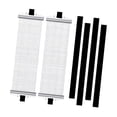 thumbnail image 4 of FashionCha 2 Pieces Snare Wire Drum Wires Snare Wire Straps Percussion Component Kit Practical PP Material Secure Fit Suitable for Musicians Performance Practice Black, 4 of 8