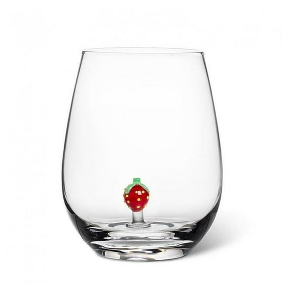 MDR Trading Inc. AB-27-VINO-428 Strawberry Stemless Wine Glass