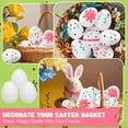 thumbnail image 6 of 12 Pcs DIY Paper Mache Easter Eggs 3 Inch White Fillable Empty Blank Eggs for Baket Stuffers Easter Theme Party Favors Hunt Classroom Prize Painting Craft Supplies, 6 of 6
