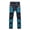 Blue, variant on Mens Cargo Pants Outdoor Warm Hiking Pants Windproof Water-Resistant Athletic Trousers Camping Hiking Thermal Cargo Pants