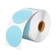 thumbnail image 1 of Etiquetas adhesivas térmicas circulares azules de 2", 500 etiquetas/1 rollo, etiquetas térmicas directas redondas autoadhesivas, 1 of 5