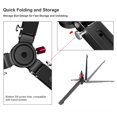 thumbnail image 3 of Aluminum Tabletop Tripod, Mini Tripod Lightweight Load Up To 10kg  for Monopods, 3 of 7