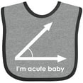 thumbnail image 3 of Inktastic I'm Acute Baby Boys or Girls Baby Bib, 3 of 4