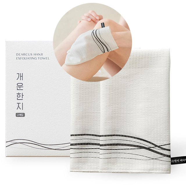 Toalla Exfoliante Coreana 2 Piezas Hanji Toallitas De Baño Manopla Exfoliante Toallita Corporal Guante Sin Irritación De La Piel Corteza De Morera Coreana Reutilizable Fregado Suave Y Suave