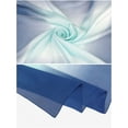 thumbnail image 4 of INSPIRE CHIC Women Gradient Colorful Square Satin Scarves 35" Large Silky Hair Wrap Bandana Gradient Blue 35.4x35.4", 4 of 6