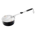 thumbnail image 2 of Campfire Popcorn Popper – Anticuada máquina de palomitas de maíz con mango telescópico, equipo de camping por Great Northern Popcorn (negro), 2 of 5