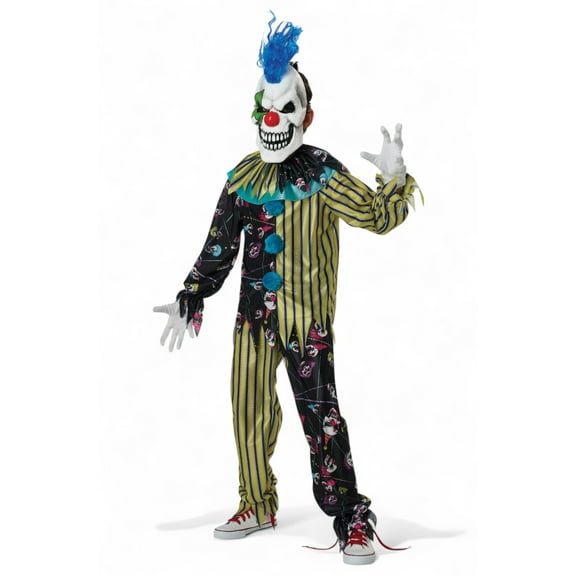 Sinister Skull Clown Child Costume
