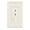 Almond, variant on Maxxima 3-Way / Single Pole Dimmer Light Switch 600 Watt, LED Compatible, Wall Plate Included, Black