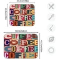 thumbnail image 2 of Coffee Mat Vintage Coffee Bar Accessories for Coffee Maker Coffee Machine Coffee Pot Espresso Machine Dish Rack Absorbent Dish Drying Mat Dishes Drainer Pad 18 x 24 Inch, 2 of 6
