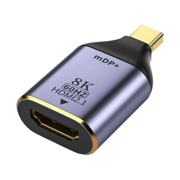 CY Mini DisplayPort 1.4 Source to HDMI 2.0 Display 8K 60hz UHD 4K Mini-DP to HDMI Male Monitor Adapter Connector