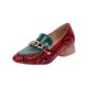 thumbnail image 2 of Sandalias de verano para mujer de tacón bajo de cuero con patrón de serpiente artificial a la moda Wmkox8yii shkj723, 2 of 9