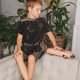 thumbnail image 4 of Fotbe Starry Night Black Sheep Pijama Estampada de 2 Piezas para Niños – Ropa de Dormir de Manga Corta Cómoda para Niños y Niñas, Camiseta y Shorts de Algodón-4X-Large, 4 of 6