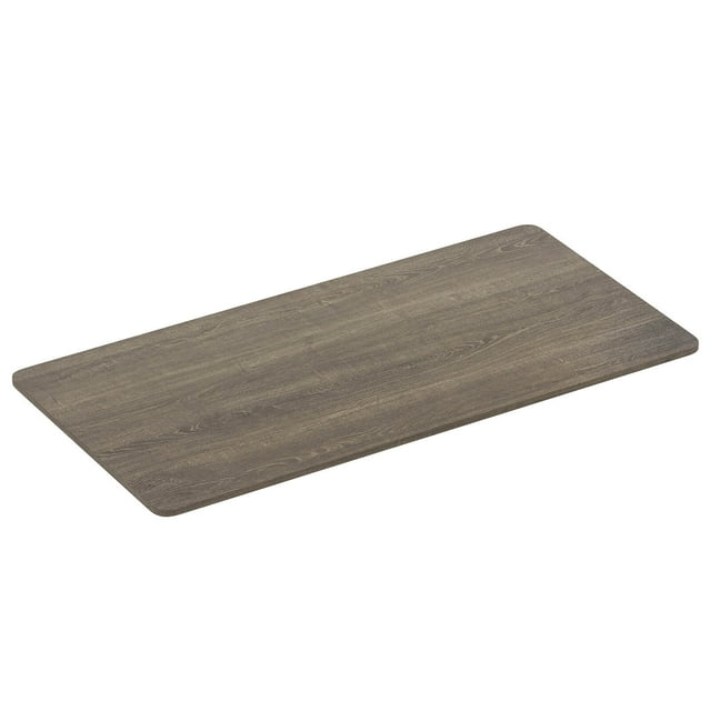Costway 48" x 24" Whole Piece Table Top with Safe Rounded Corners for Home Office Desk DIY Gray
