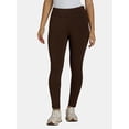 thumbnail image 5 of Time and Tru Women's High-Rise Ankle Knit Leggings, Available in 1, 2, and 3-Packs, 27" Inseam, Sizes S-XXXL, 5 of 5