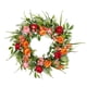 thumbnail image 2 of Fiudx Mini Anillo de Peonía, Corona de Flores de Primavera, Guirnalda Artificial Decorativa, Letrero de Bienvenida Vibrante para Puerta de Entrada, Decoración para Bodas, Uso Multiescena, 1 Juego, 2 of 7